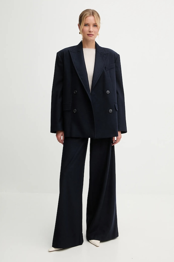 Nohavice MAX&Co. 2526136124200 tmavomodrá AW25