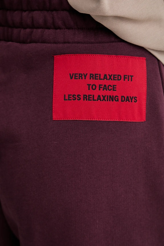 MAX&Co. pantaloni de trening din bumbac violet 2528786012200
