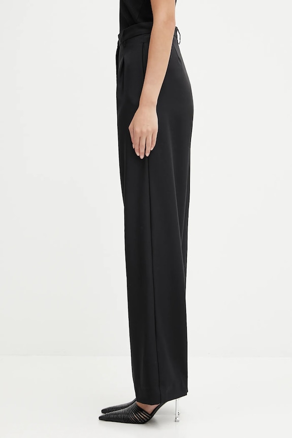 Nohavice Fiorucci Wide Leg Tailored Wool W02FPBPA464WO01BK01 čierna AW25