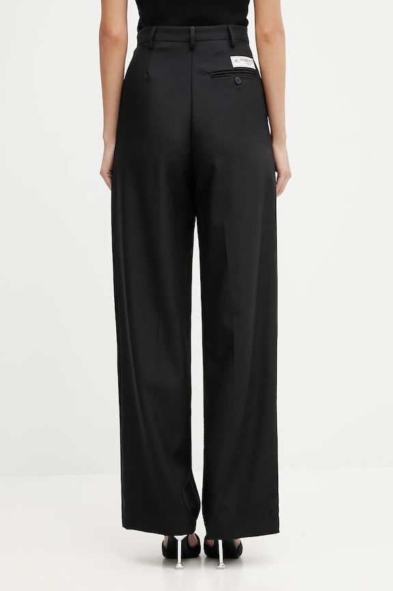 Oblečenie Nohavice Fiorucci Wide Leg Tailored Wool W02FPBPA464WO01BK01 čierna
