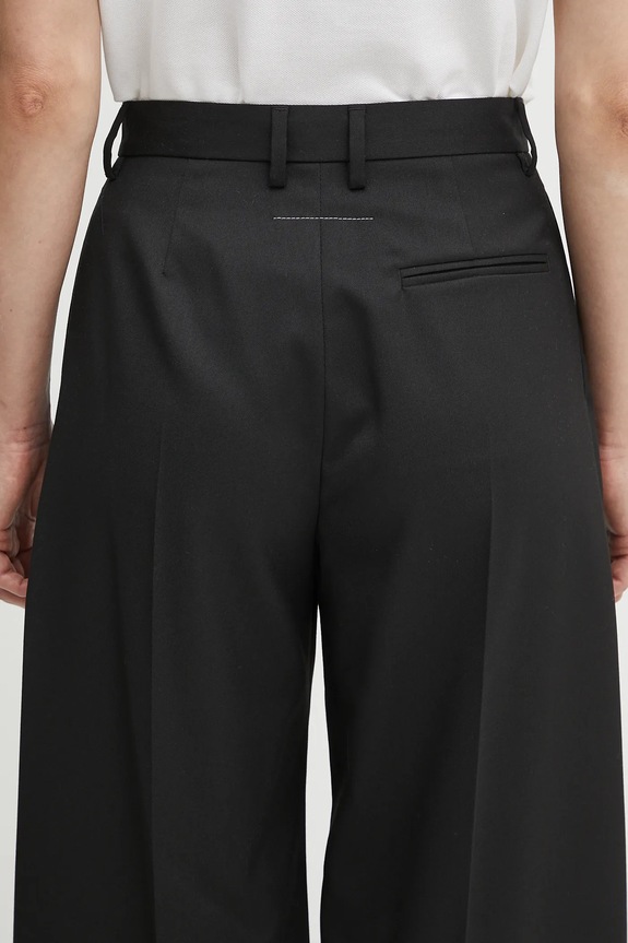 MM6 Maison Margiela pantaloni S52KA0539.M35227.900 negru