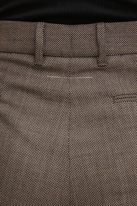 Vlnené nohavice MM6 Maison Margiela hnedá S62KB0247.M35636.001F