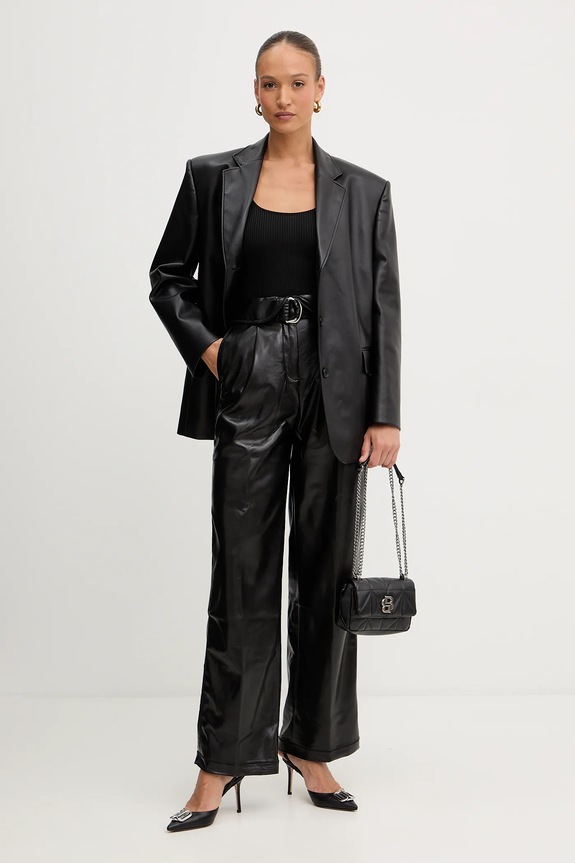 BOSS Orange spodnie C_Tadelena 50547304 czarny AW25