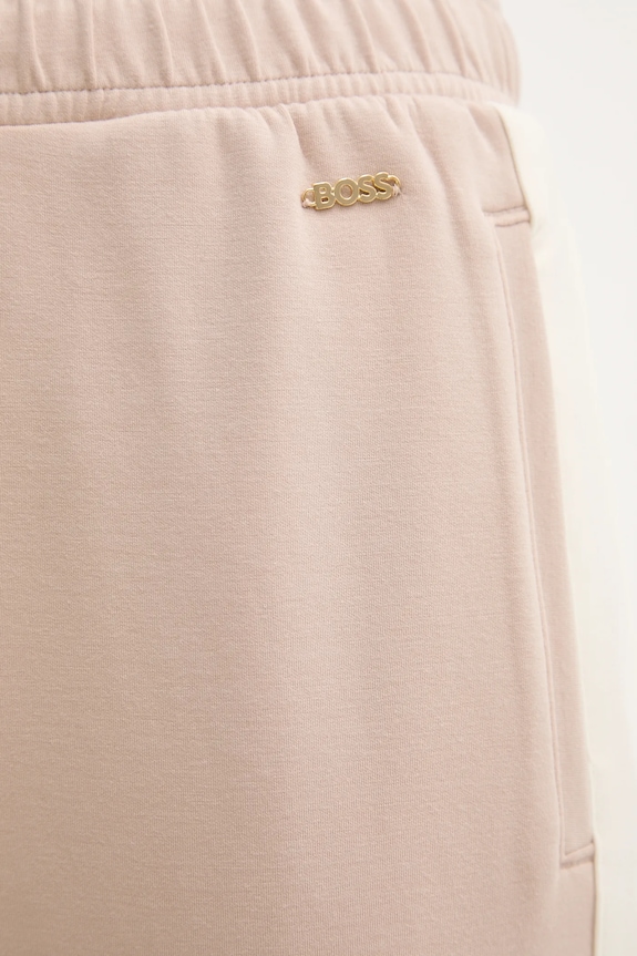 Tepláky BOSS Twin_Pants béžová 50550717