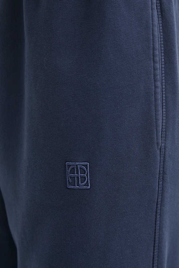 Anine Bing cotton joggers karter navy A.03.10997