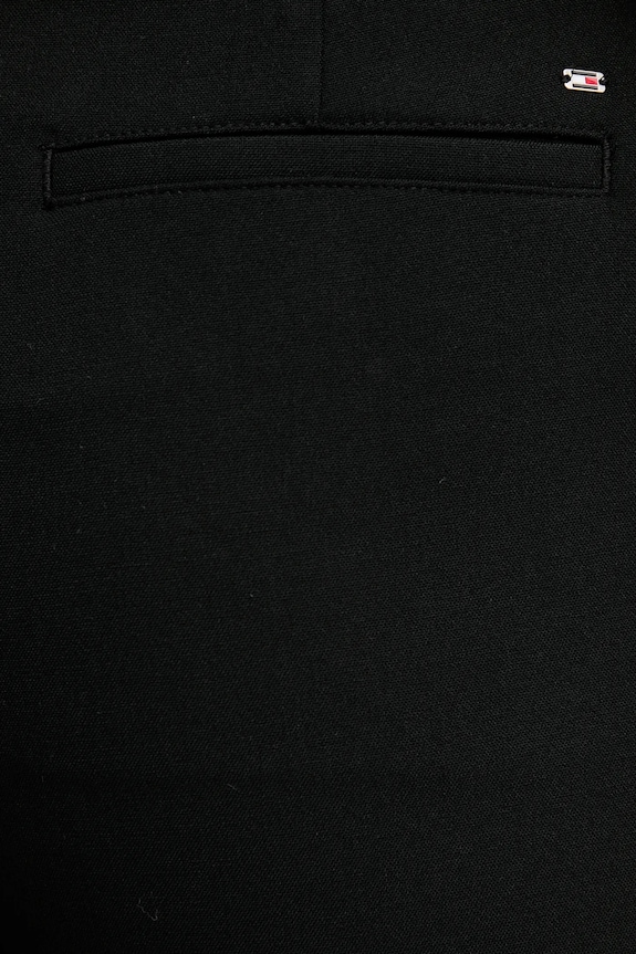 Παντελόνι Tommy Hilfiger μαύρο WW0WW48357