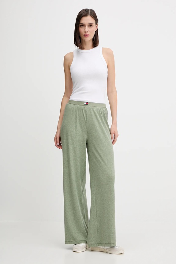 Tommy Hilfiger spodnie dresowe UW0UW06069 zielony AW25
