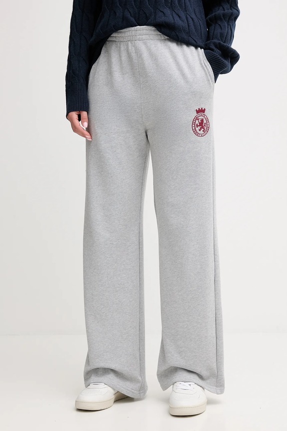 Спортен панталон Tommy Hilfiger трикотаж сив UW0UW06081