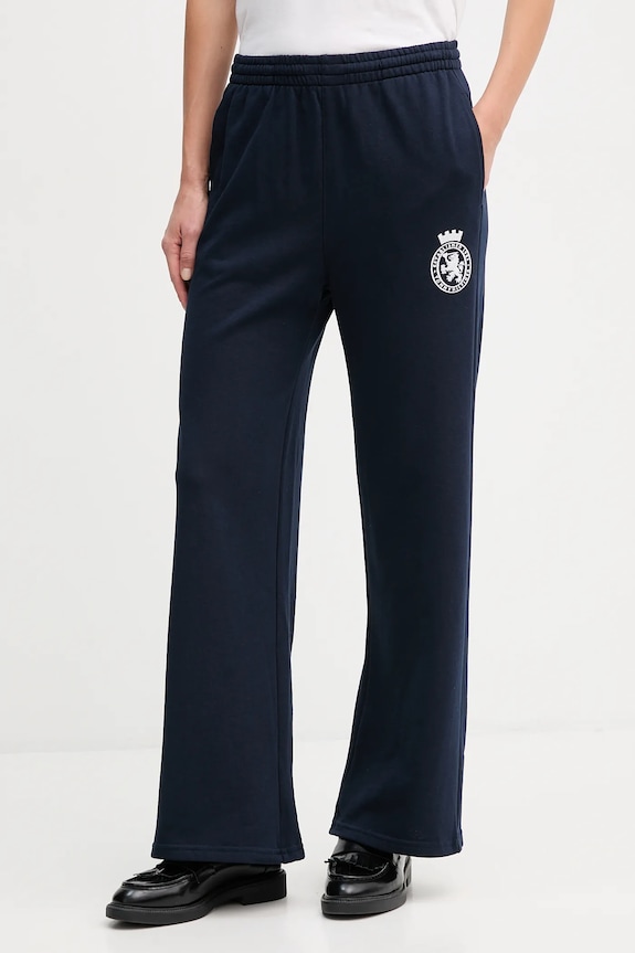 Tommy Hilfiger pantaloni de trening tricotaj bleumarin UW0UW06081