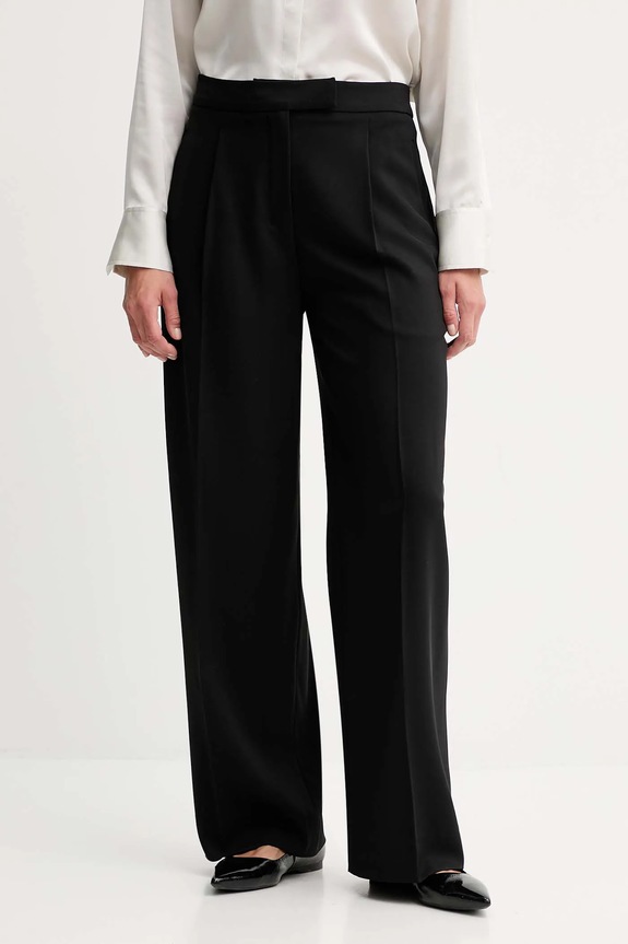 Nohavice Calvin Klein látka čierna LV040WL673