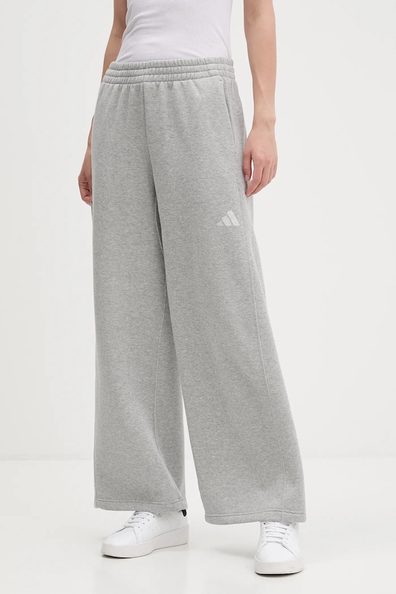 Spodnji del trenirke adidas All Szn Holiday Pletenina siva JV5758