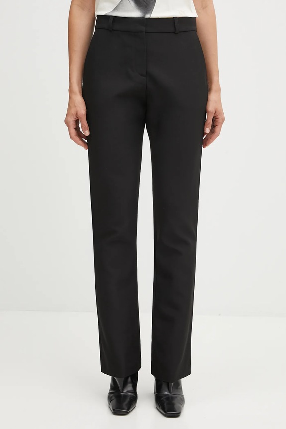 Coperni trousers Boyfriend plain black COPP117F3004