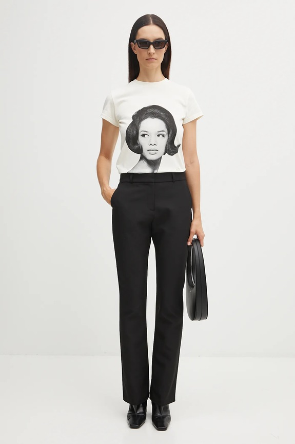 Hlače Coperni Boyfriend COPP117F3004 crna