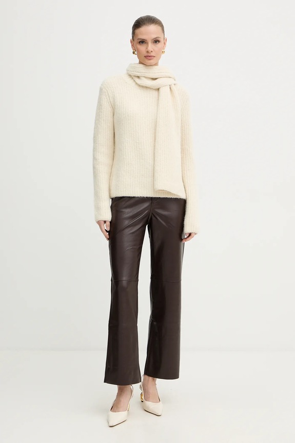 Παντελόνι Morgan PEMPER καφέ AW25