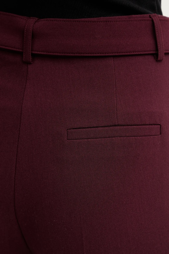 Morgan pantaloni burgundia PLUNE.F