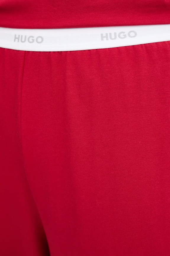 Nohavice HUGO HUGO ID PANTS červená 50555624