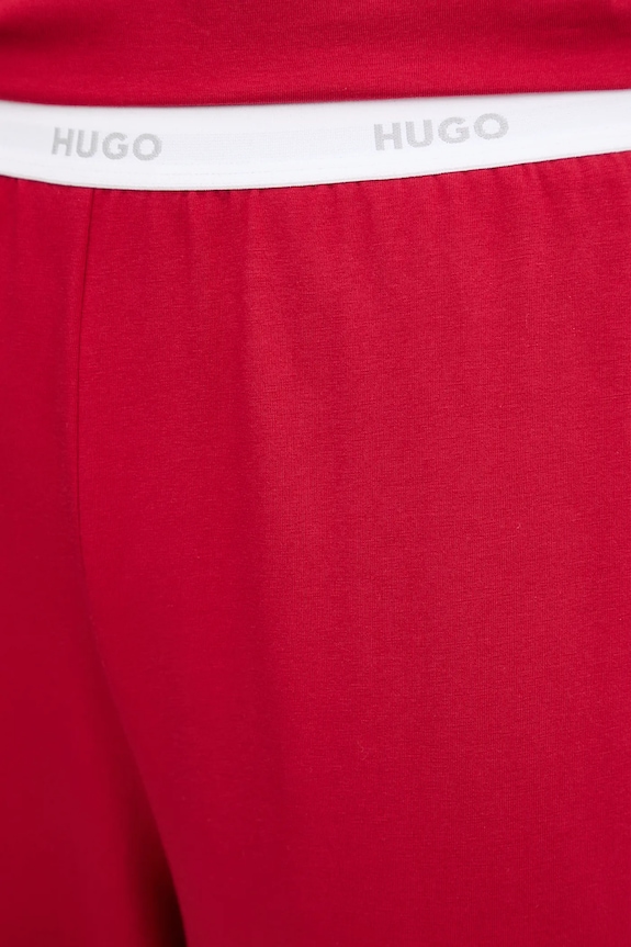 Nohavice HUGO HUGO ID PANTS červená 50555624