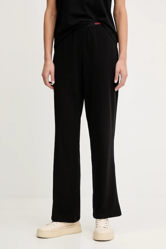 Nohavice HUGO HUGO ID PANTS s elastanom čierna 50555624