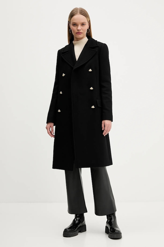Kalhoty HUGO Hamunelle-1 50546824 černá AW25