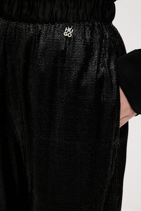 HUGO pantaloni Hiresa-1 negru 50548404