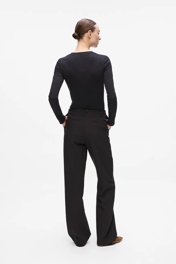 Nohavice Karl Lagerfeld A4W10110 čierna AW25