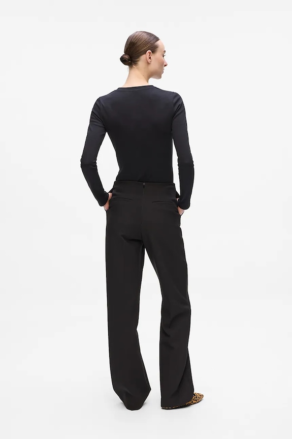 Nohavice Karl Lagerfeld A4W10110 čierna AW25