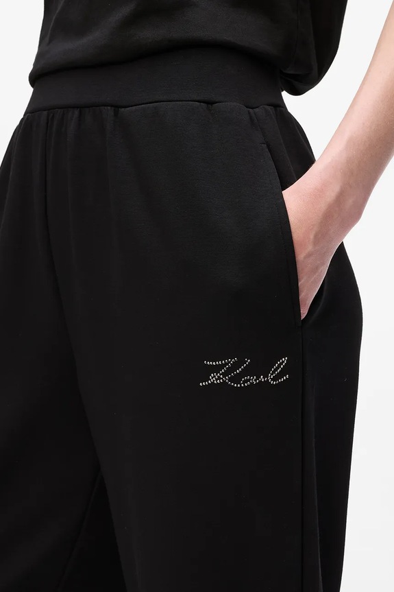 Abbigliamento Karl Lagerfeld pantaloni tuta A4W10089 grigio
