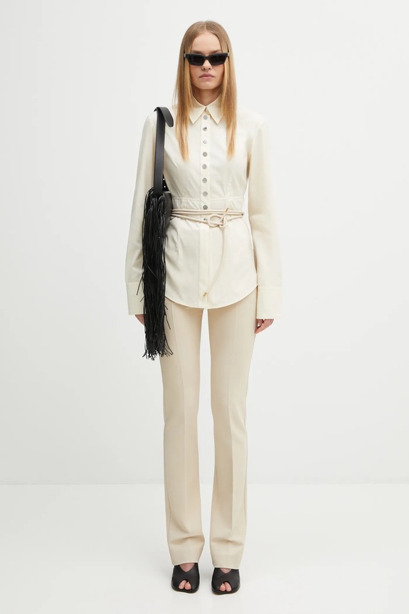 Sportmax pantaloni FETTA 2522136051600 beige