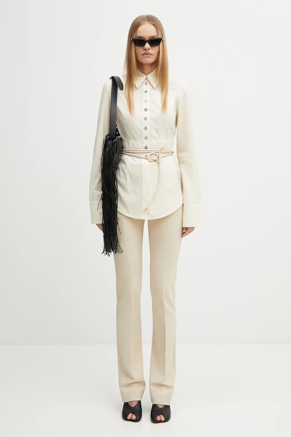 Sportmax pantaloni FETTA 2522136051600 beige