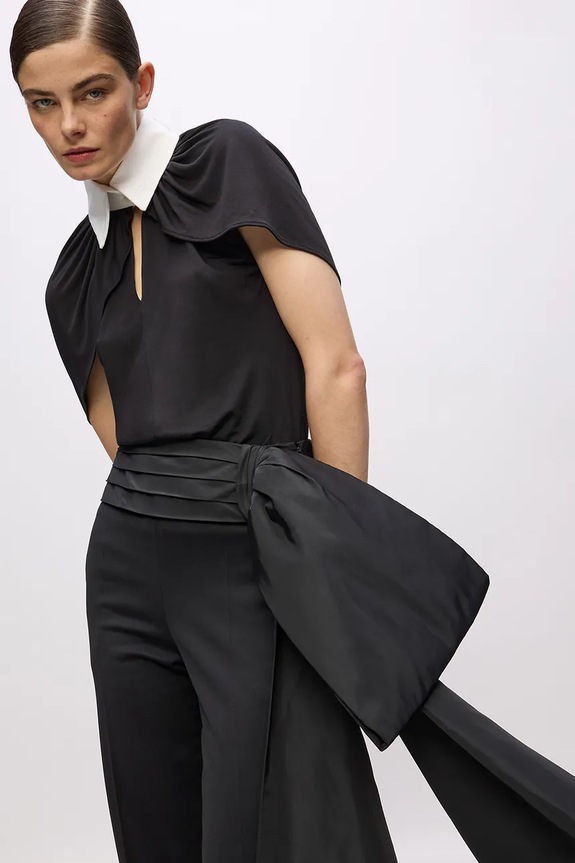 Ρούχα Παντελόνι Karl Lagerfeld Studio A4W10131 μαύρο