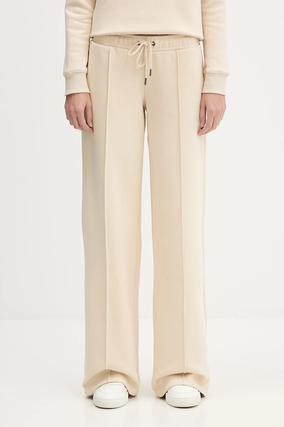 Guess Jeans spodnie dresowe dzianina beżowy W5BB04.KC811