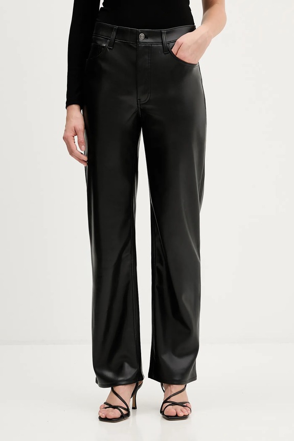 Παντελόνι Abercrombie & Fitch ψηλή μαύρο KI156.5561.900