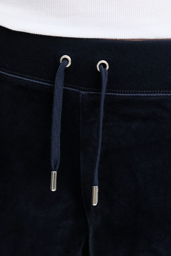 Juicy Couture de damă din bumbac YUKA WIDE LEG bleumarin JCBBJ225803