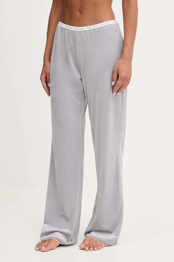 Παντελόνι lounge Juicy Couture με ελαστάν γκρί JCLBJ225508