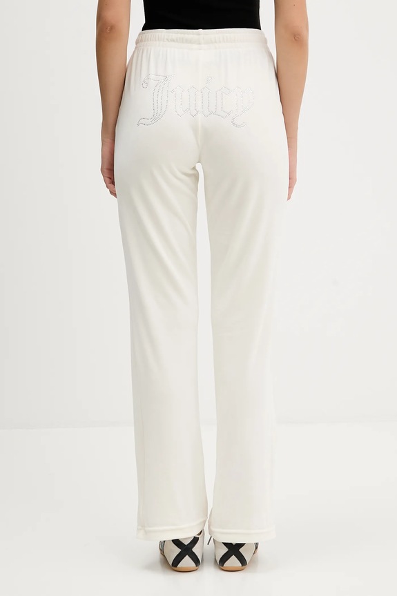 Ρούχα Βελούδινο παντελόνι φόρμας Juicy Couture JCWBJ225307 μπεζ