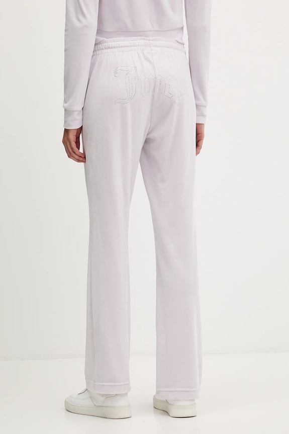 Oblečenie Velúrové tepláky Juicy Couture JCWBJ225307 fialová