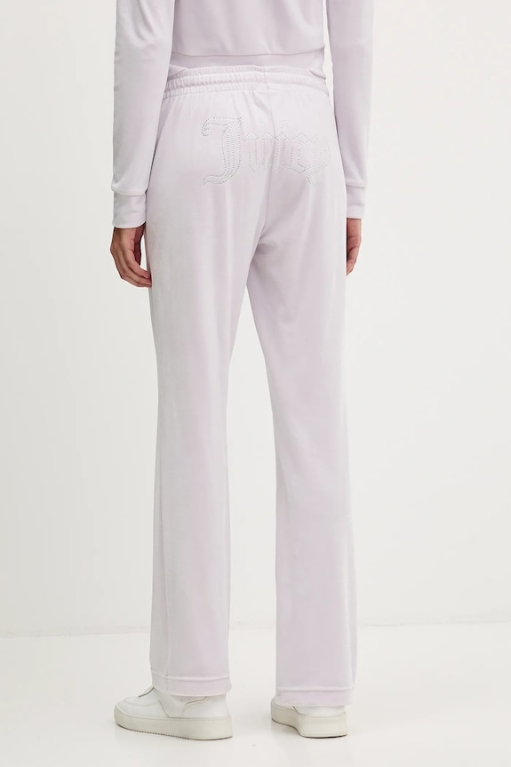 Oblečenie Velúrové tepláky Juicy Couture JCWBJ225307 fialová