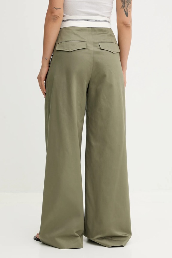 Îmbrăcăminte Miss Sixty pantaloni de bumbac 6S3PJ57900 verde