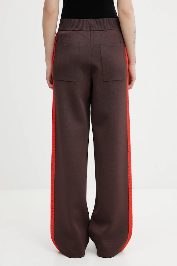 Odzież Wales Bonner spodnie Tide Track Pant UA25KN02.VI05.801 brązowy