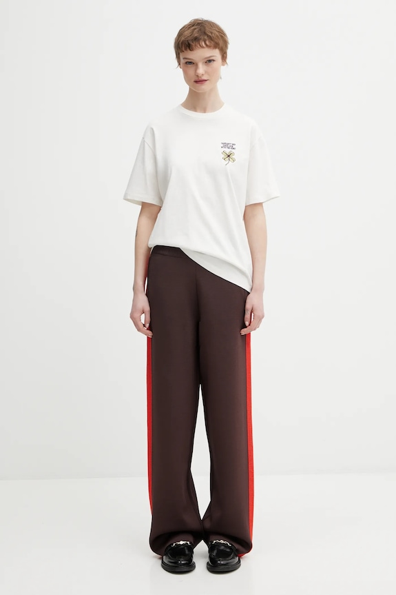 Nohavice Wales Bonner Tide Track Pant UA25KN02.VI05.801 hnedá