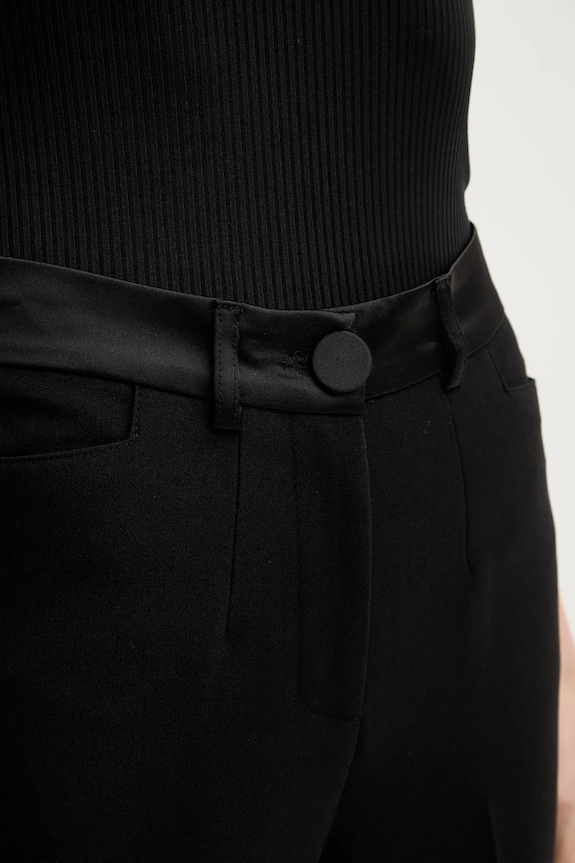 Morgan pantaloni negru PJOEN.F