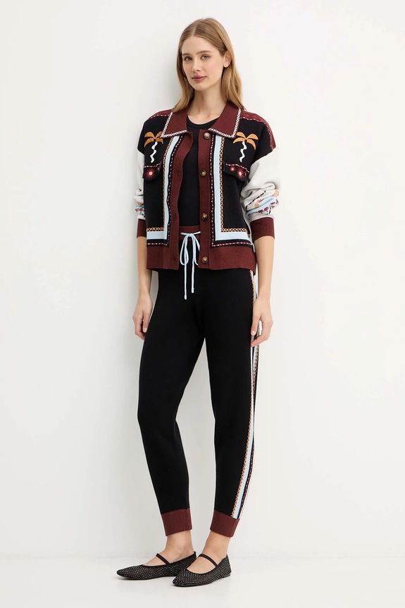 Παντελόνι φόρμας Never Fully Dressed NFDKN710 μαύρο AW25