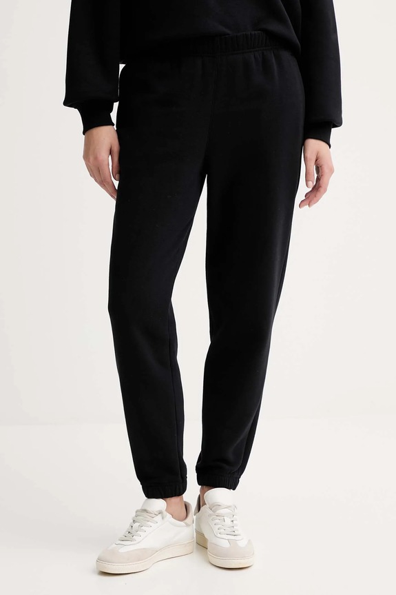 MUUV. pantaloni de trening MUUV. x Answear uni negru DRESOWE.NISKI.STAN.RAIZ