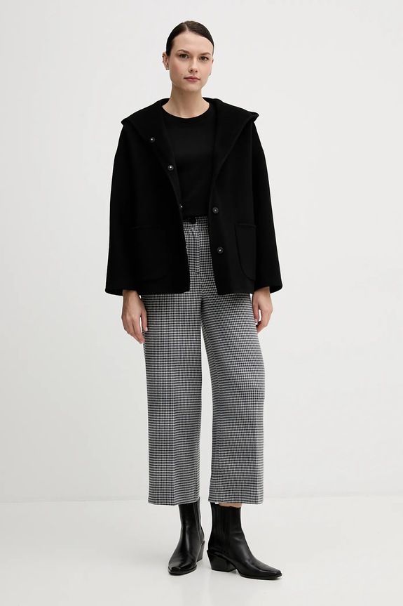 United Colors of Benetton pantaloni 44BWDF0AA nero AW25