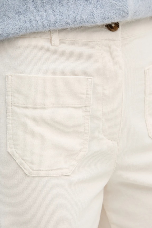 Βαμβακερό παντελόνι United Colors of Benetton μπεζ 494BDE02I