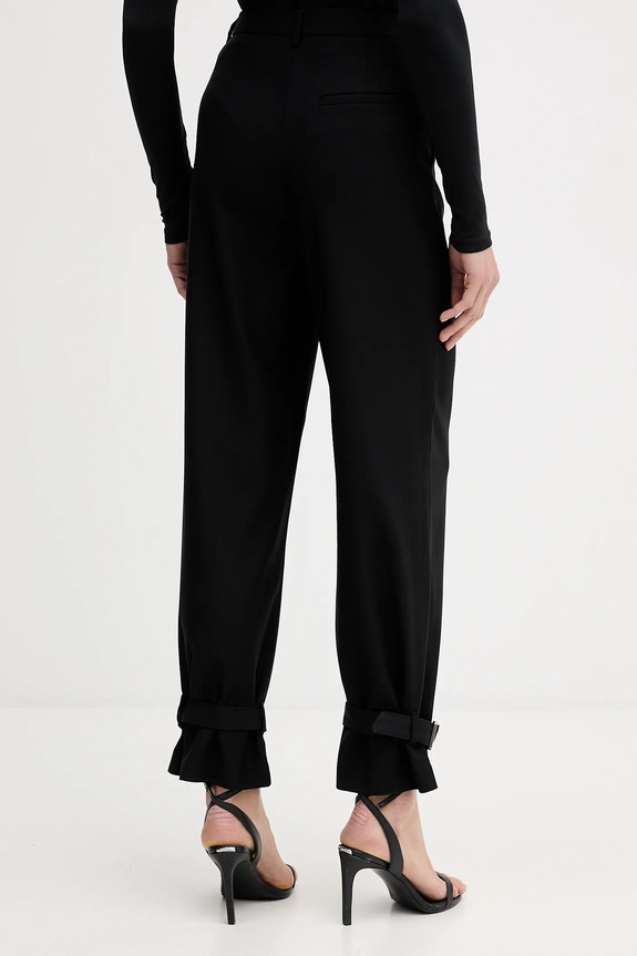 Abbigliamento Sisley pantaloni in misto lana 41FQLF080 nero