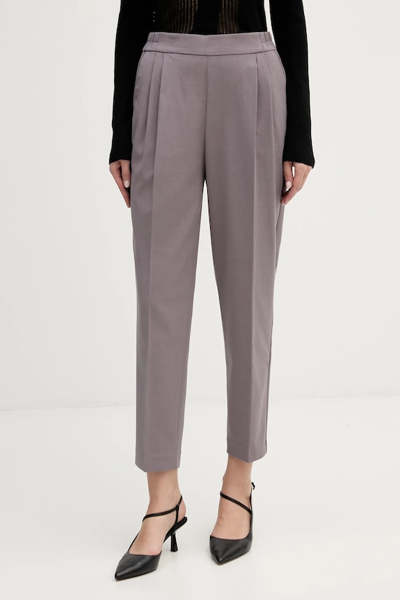 Sisley pantaloni chinos grigio 41YPLF043