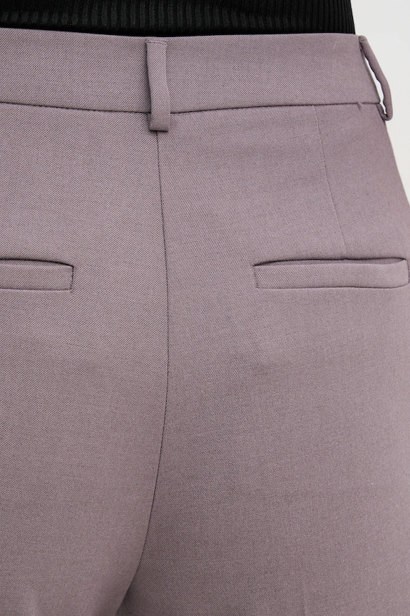 Sisley pantaloni din lână violet 41YPLF083
