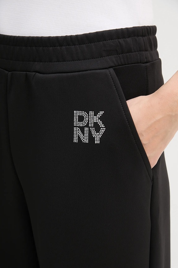 Spodnji del trenirke Dkny KNIT PANTS črna P5MF7CNZ