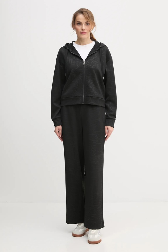 Dkny pantaloni de trening KNIT PANTS P5MF6CSD negru AW25